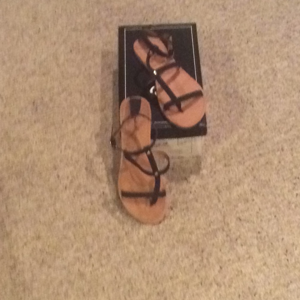 Women’s Qupid, Black, sandals.